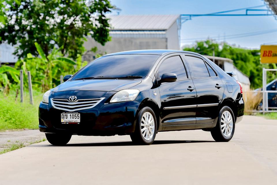 [ขาย] TOYOTA Vios 1.5E มือสอง ปี 2010 จด 2011 เกียร์ออโต้ สีดำ รถบ้านสภาพดี ฟรีดาวน์ ผ่อนถูก รูปที่ 2