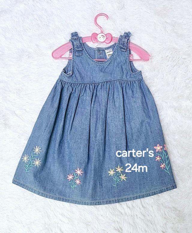 เสื้อผ้าเด็ก จั้มสูท เอี๊ยม แบรนด์ Carter's ไซส์ในภาพ ส่งต่อมือสอง สภาพใหม่ ไม่มีตำหนิ
