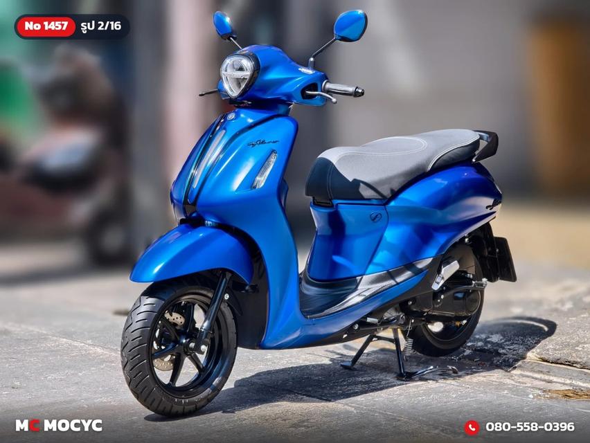Yamaha Grand Filano Hybrid 2024 วิ่ง8000โล รถบ้านมือเดียวเครื่องท่อเดิมๆ กุญแจบุคเซอวิสครบ No.1457 รูปย่อยที่ 3