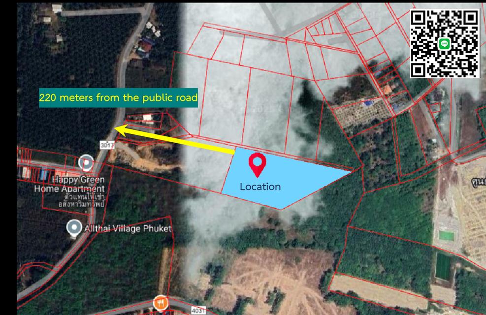 Land for Sale in Phuket – Ideal for Investment! Only 15 Minutes from Phuket International Airport!