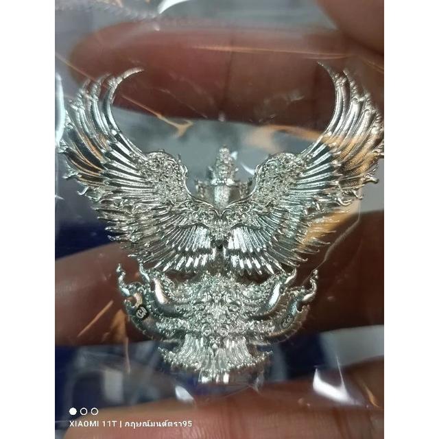 Garuda of Supreme Power – “Maha-Amnaj 2” Edition (100-Year Blessing) Sacred Silver-Gilded Amulet from Luang Pho Phat