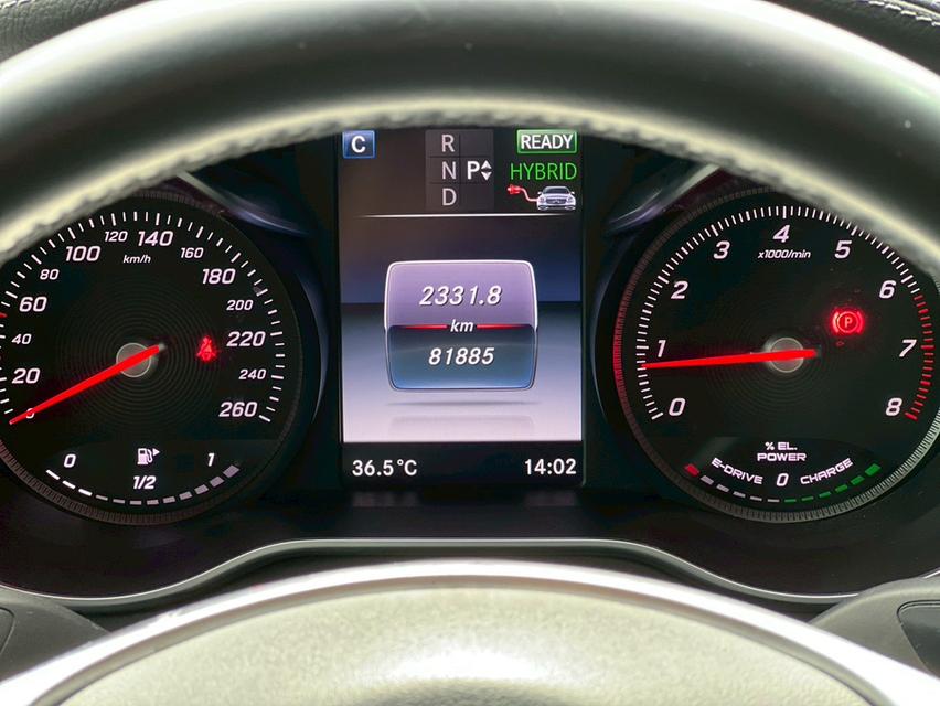 ปี 2016 #BENZ C-CLASS, #C350e AMG DYNAMIC โฉม W205 ปี14-23 สีเทา เบนซิน/ไฟฟ้า มือเดียวป้ายแดง 5