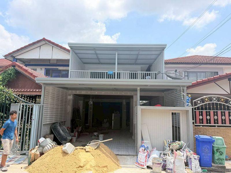 🪴หมู่บ้านพระปิ่น3  บางใหญ่ 🪴บ้านแฝด 2 ชั้น ต้นโครงการ ใกล้ทางด่วน มอเตอร์เวย์ M81บางใหญ่-กาญจนบุรีหมู่บ้านติดถนนกาญจนาฯ บางใหญ่ 1