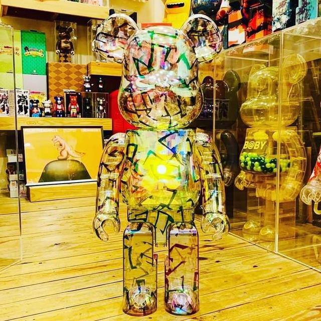 BEARBRICK 100% & 400% JIMMY CHOO X ERIC HAZE CURATED 2