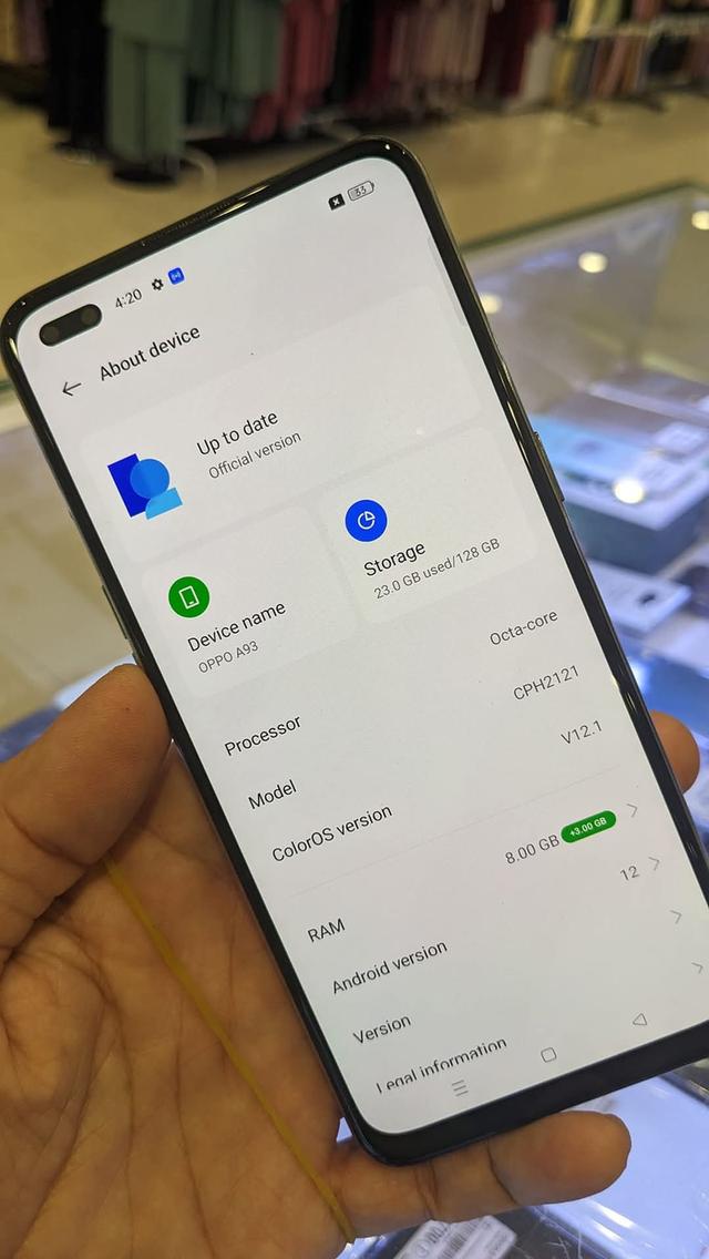 Oppo A93 มือถือมือสอง 3