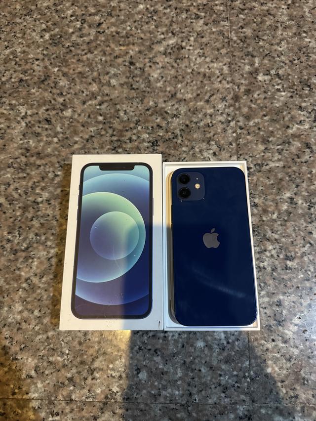 ขายๆๆๆถูกๆๆไอโฟน12สีใหม่Blue128กิ๊กมึกล่องอีมี่ตรงสูนTrueใช้งานปกติหมดทุกๆฟังชั่นเครื่องรีสโตได้ตลอดไม่มีติดไอคราว Model TH/A ( เครื่องเดิมๆทุกอย่างยั 2