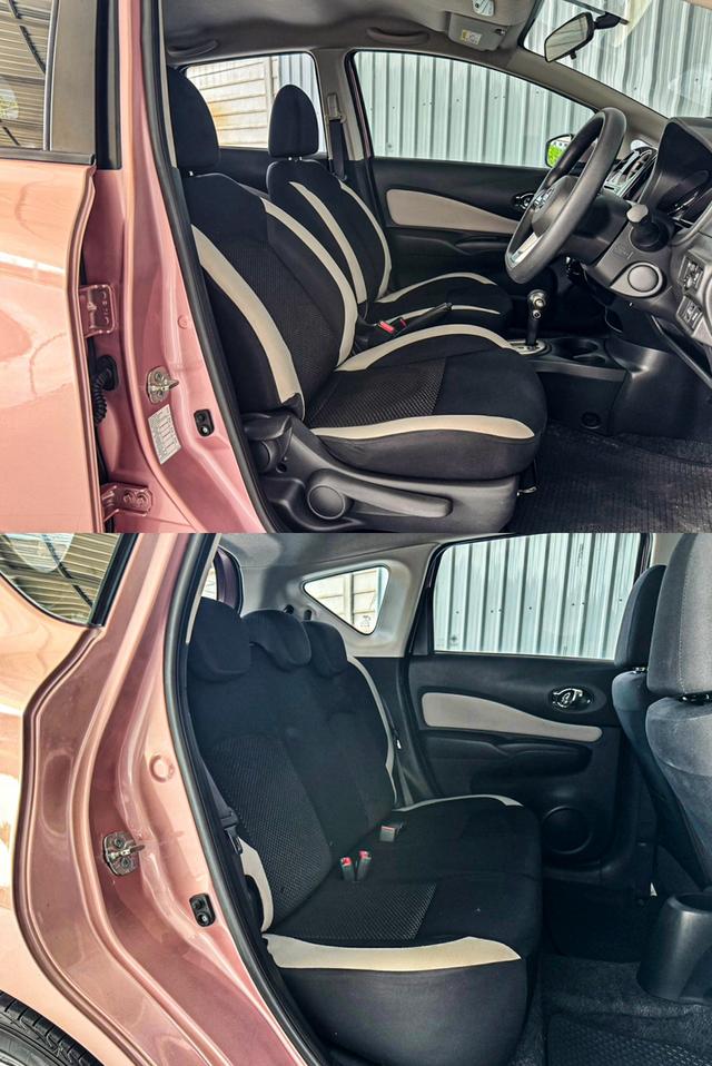 รถบ้าน ผ่อน 4 พันบาท Nissan Note 1.2V เกียร์ออโต้ สีชมพูหวานๆ รูปที่ 11