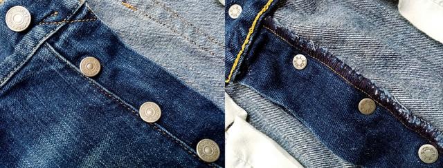 ยีนส์ Polo by RALPH LAUREN (ผู้ชาย) แต่งเซอร์เดิม ดีไซน์พิเศษ (งาน PATCHWORK) เอวจริง 36 นิ้ว รูปที่ 9