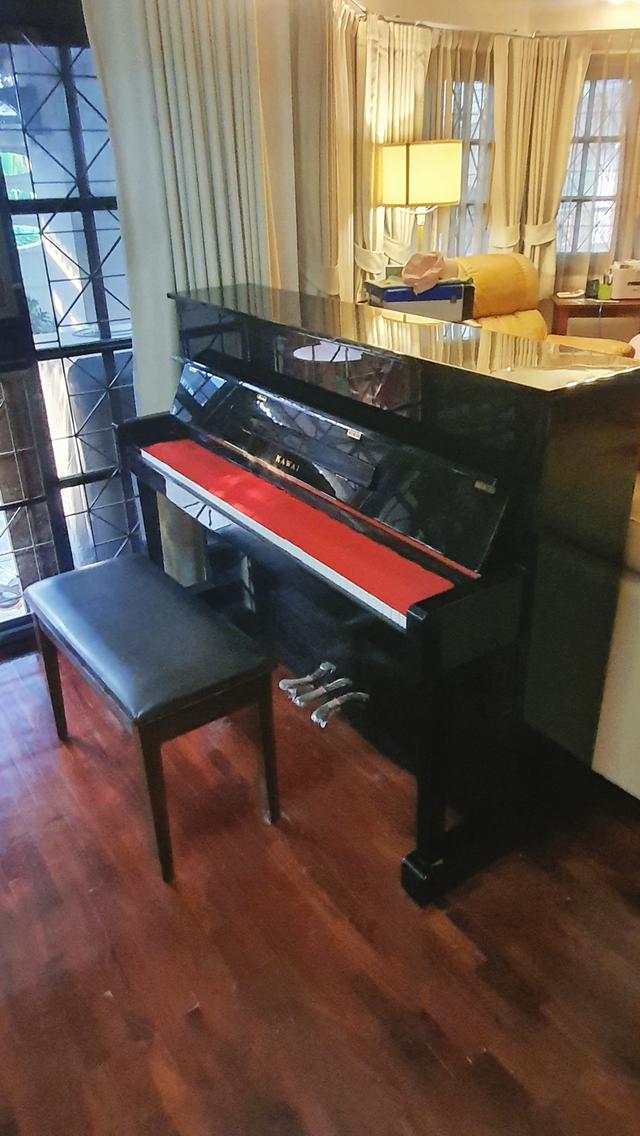 เปียโน Kawai สีดำ รุ่น CX-5HM/PEP เลขเครื่อง 2260830  เปียโนมือสอง คุณภาพญี่ปุ่น เสียงดี คุ้มค่า ทนทาน
