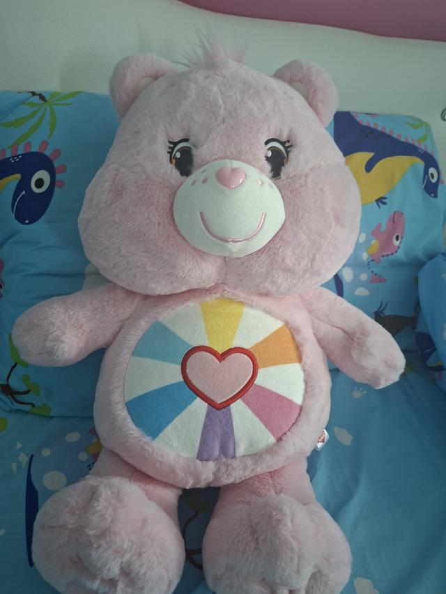 ตุ๊กตา care bears สีชมพูตัวใหญ่