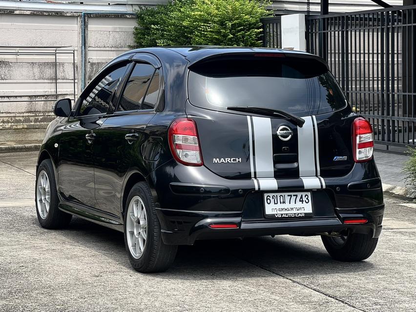 Nissan March 1.2EL ปี2012 สีดำ ออโต้ เบนซิน