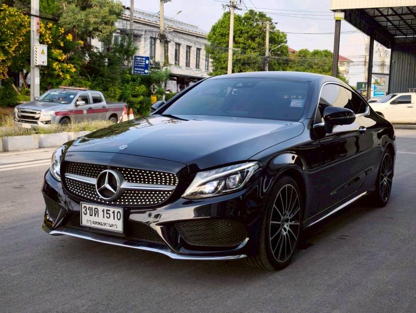 รหัสรถ KPV1510 2018 BENZ C250 2.0 COUPE AMG DYNAMIC 9 เกียร์