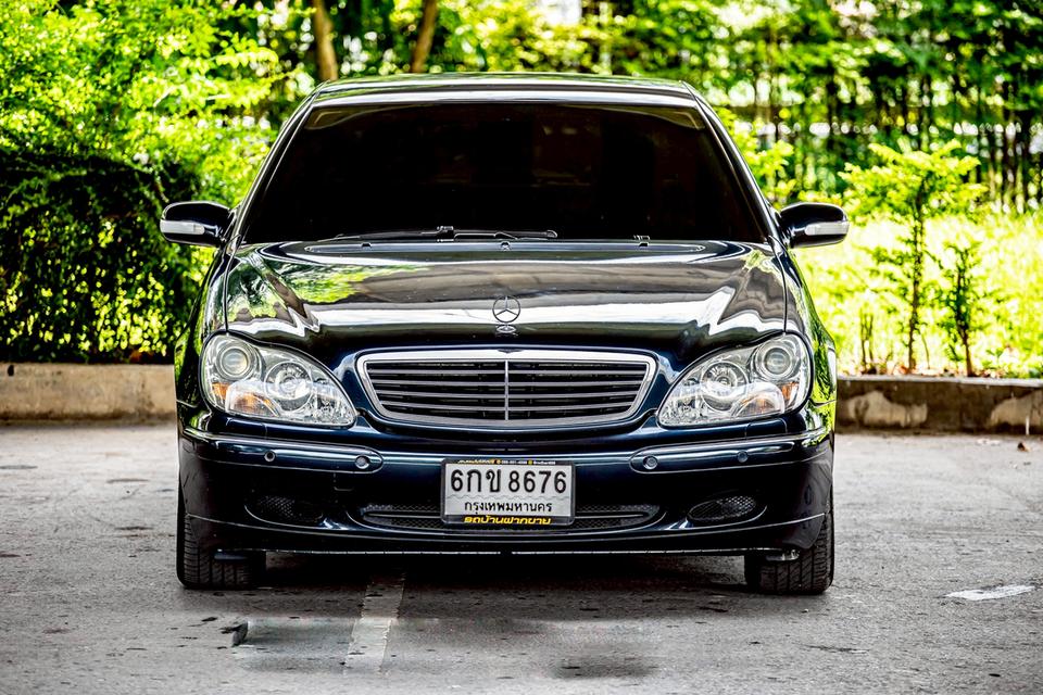 Benz S280 Sedan ปี 2001 สีน้ำเงิน สวยสภาพดีมาก