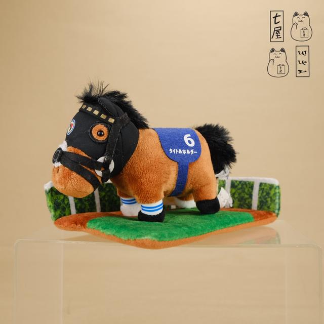 ตุ๊กตา ม้าอ้วน ม้าแข่ง No.6・ไทเทิลโฮลเดอร์ 🏇 Titleholder・Standard・16 cm・SK Japan・Thoroughbred Collection・Horse Racing Paddock Plush 4 รูปย่อยที่ 3