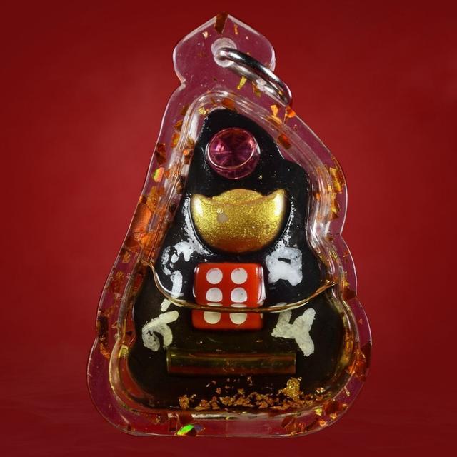 ✨ The Sovereign Phor Ngur "Nuea Duang" Destiny-Master: Authentic Phra Arjan Pom Khmer-Lanna Sacred Black Charm Talisman Infused with Primordial Attrac รูปที่ 7