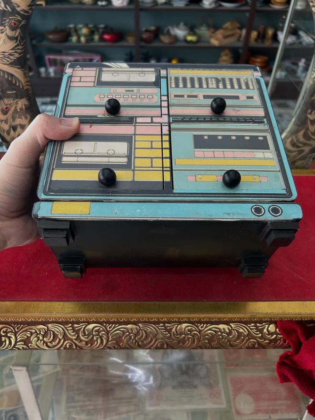 ตู้ไม้ มี 4 ลิ้นชัก สำหรับตั้งโต๊ะ สไตล์วินเทจ 3