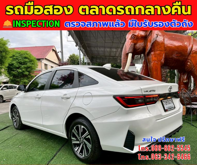 🚘ปี2025 Toyota Yaris Ativ 1.2 Smart ✅ไมล์แท้ 10,xxx กม. ⚙️เครื่องเบนซิน ✨เกียร์ออโต้ 4