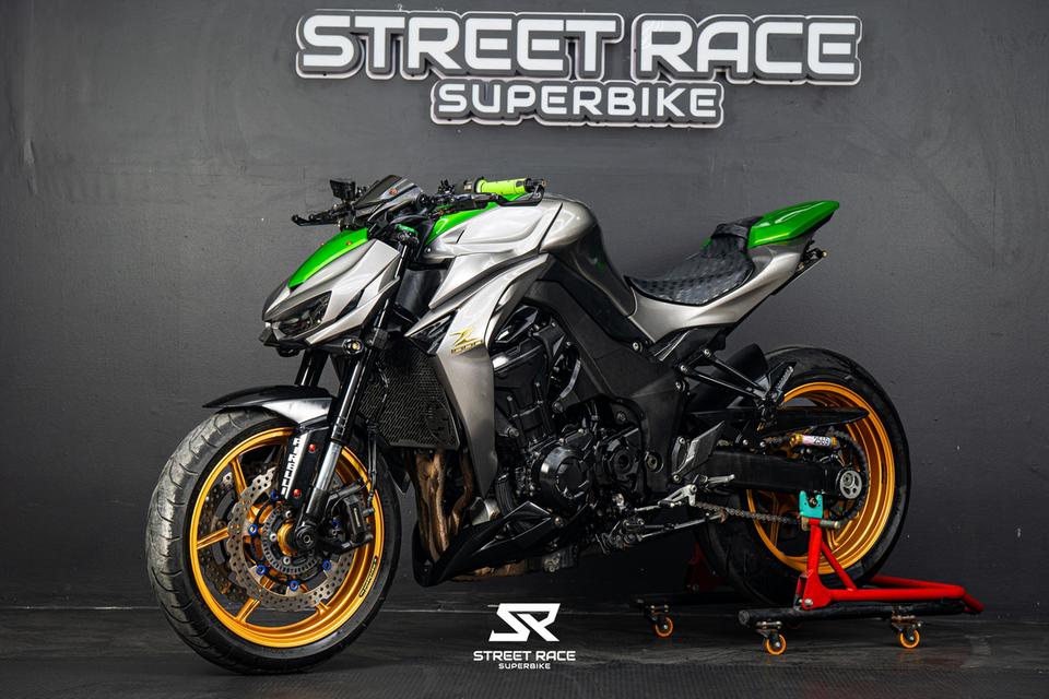 🔥 kawasaki Z1000 ABS ปี 2016 🩶💚 สีเทา - เขียว ท่อซิ่ง ตัวพัน ราคาเร้าๆ หล่อดุดัน พร้อมขี่ 🏍️💨