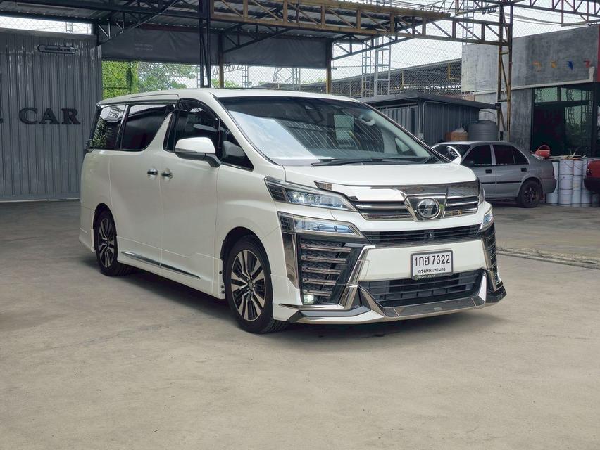 รหัสรถ BAC7322 🔥 รถตู้สุดหรูสาย VIP มาแล้ว! Toyota Vellfire 2.5 Z G Edition ปี 2018 สีขาว สภาพป้ายแดง! 🔥