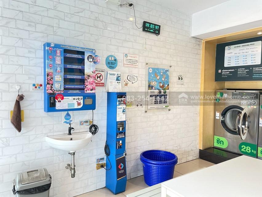 ขายตึกแถว วชิรธรรมสาธิต60 ถ.สุขุมวิท101/1 พร้อมกิจการเครื่องซักผ้า ราคาเพียง15.5ล้าน ตึกห้องริม2คูหา39ตรว. เห็นชัด เหมาะค้าขายและทำสำนักงาน 5