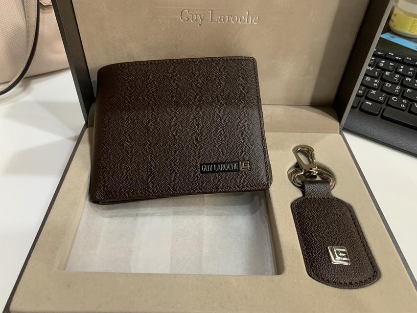 Guy Laroche แท้ กระเป๋าเงิน และ พวงกุญแจ ใหม่ 3