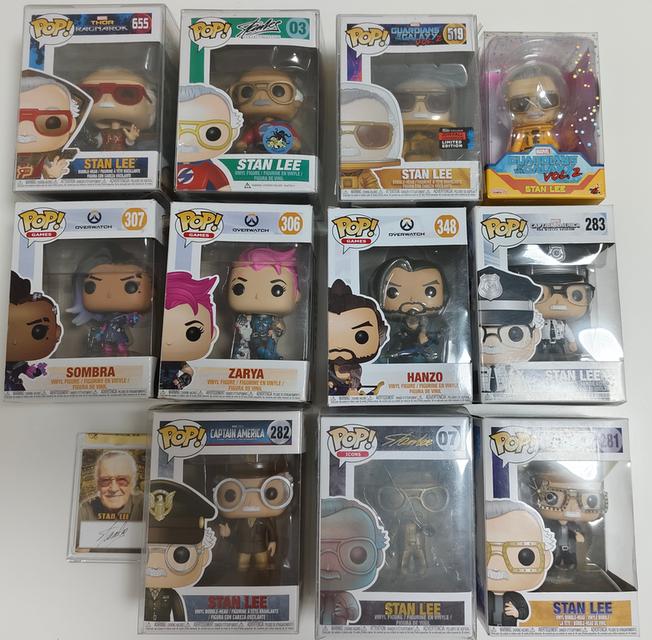 Funko Pop! Fun Collectibles (some rare) & Stan Lee Cards