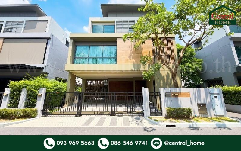 บ้านเดี่ยว 3 ชั้น แกรนด์ บางกอก บูเลอวาร์ด ราชพฤกษ์ - พระราม 5 แต่งครบ พร้อมเข้าอยู่ 1