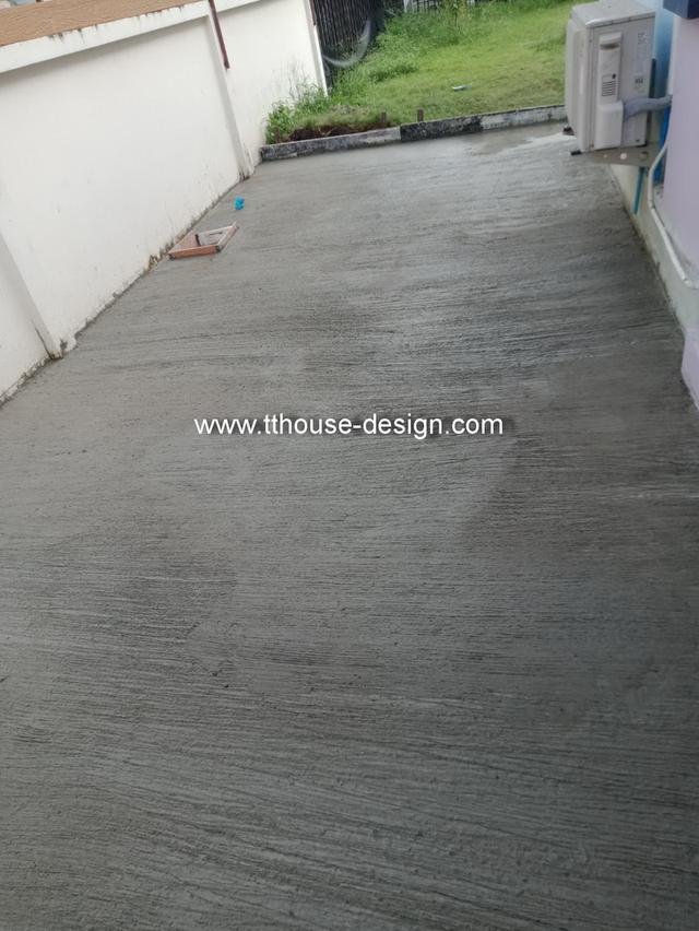 รับเหมาต่อเติม โครงหลังคา กันสาด ห้องครัว เทพื้น ปูกระเบื้อง Line dddesign23 9