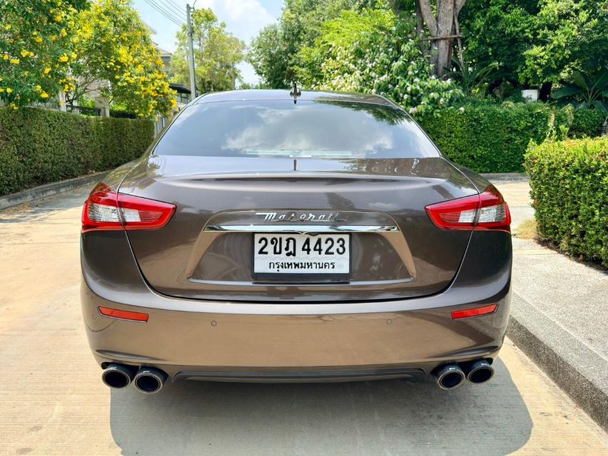 Maserati ghibli 2017 สีน้ำตาล วิ่งน้อย รถสวยราคาดีสุด รูปที่ 5