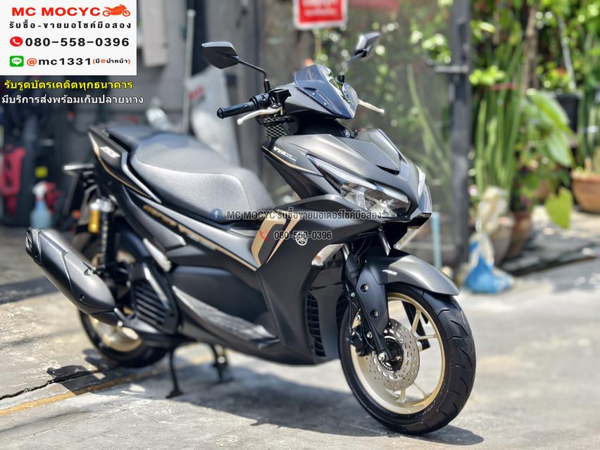 Aerox 2021 รุ่นTop Abs เลขไมล์ 8000โล รถบ้านแท้มือเดียว เครื่องท่อเดิม เล่มเขียวชุดโอนครบ No1007