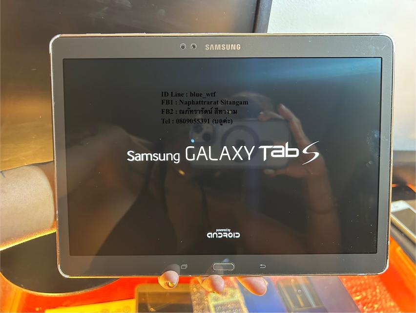 Samsung Tab S 10.5 LTE  จอ10.5นิ้ว ใส่ซิมโทรได้ ใช้งานปกติ 1