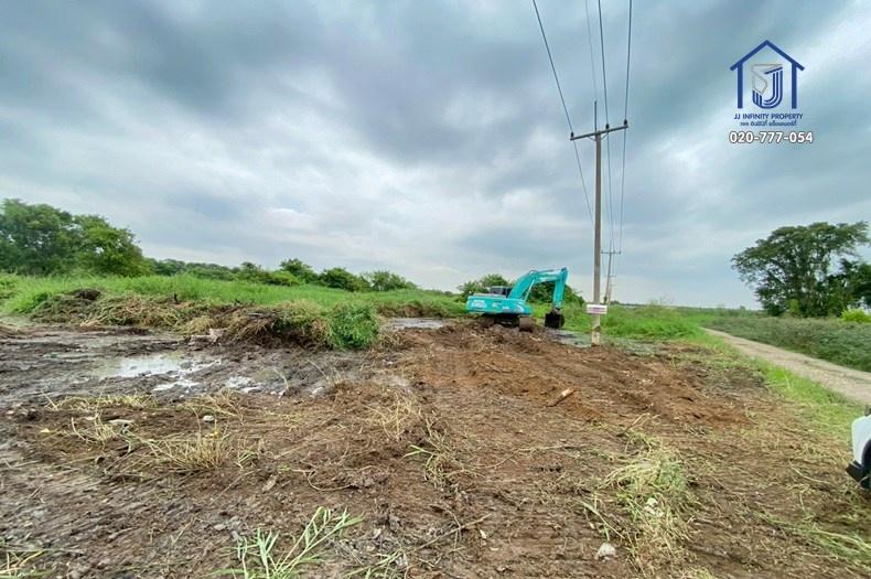 ที่ดินถมแล้ว 2 ไร่  ถนนรังสิต-นครนายก คลองสิบ ธัญบุรี ใกล้ทางด่วนวงแหวนฯ ฝั่งเหนือ 3