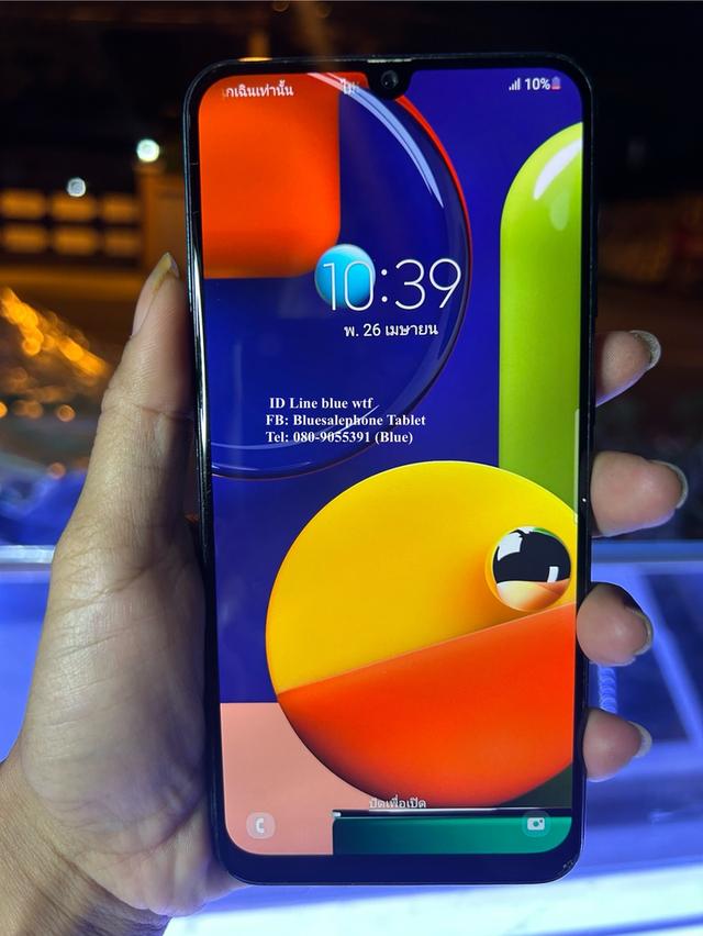 Samsung A50s จอ6.4นิ้ว Rom128Ram6 สภาพสวยตามรูป ใช้งานปกติ ได้ทุกแอพ ได้ทุกซิม