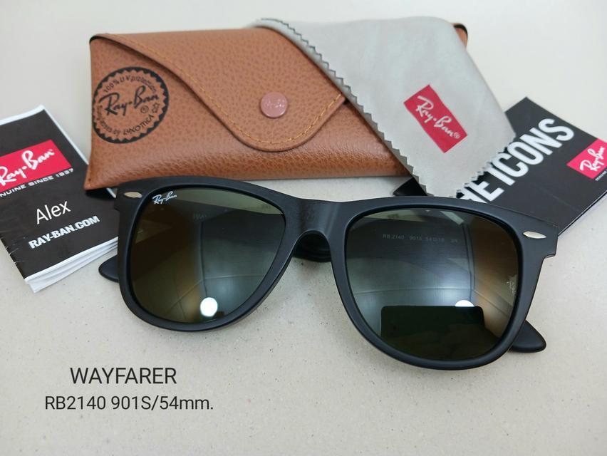 แว่นตามือสอง Ray-Ban Matte Black Wayfarer  6