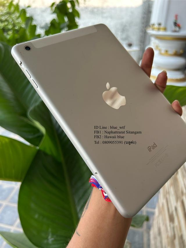 IPad mini 16GB Cellular ใส่ซิมได้ wifiได้ ใช้งานปกติ รีเซ็ตได้ เครื่องศูนย์ไทย สภาพสวย  3