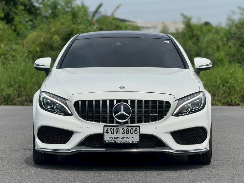 Benz C250 Coupe’ AMG Dynamic ปี 2018. สีขาว  รถสวย เดิมๆ เจ้าของดูแลอย่างดี 6