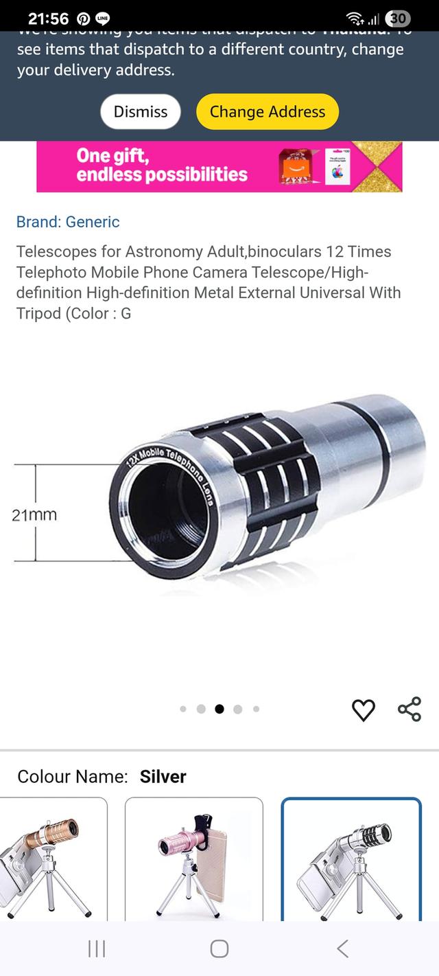 เลนส์ซูมพร้อมขาตั้ง อุปกรณ์เสริมมือถือ เพื่อสนุกกับการถ่ายรูป ถ่ายคลิปวิดีโอ 1200 บาท 9