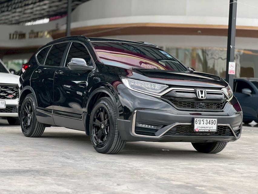 ปี 2021 HONDA CRV, 2.4 BLACK EDITION โฉม ปี17-23 สีดำ เกียร์ออโต้ เครื่องเบนซิน  คู่มือ+บุ๊คเซอร์วิสครบ 6