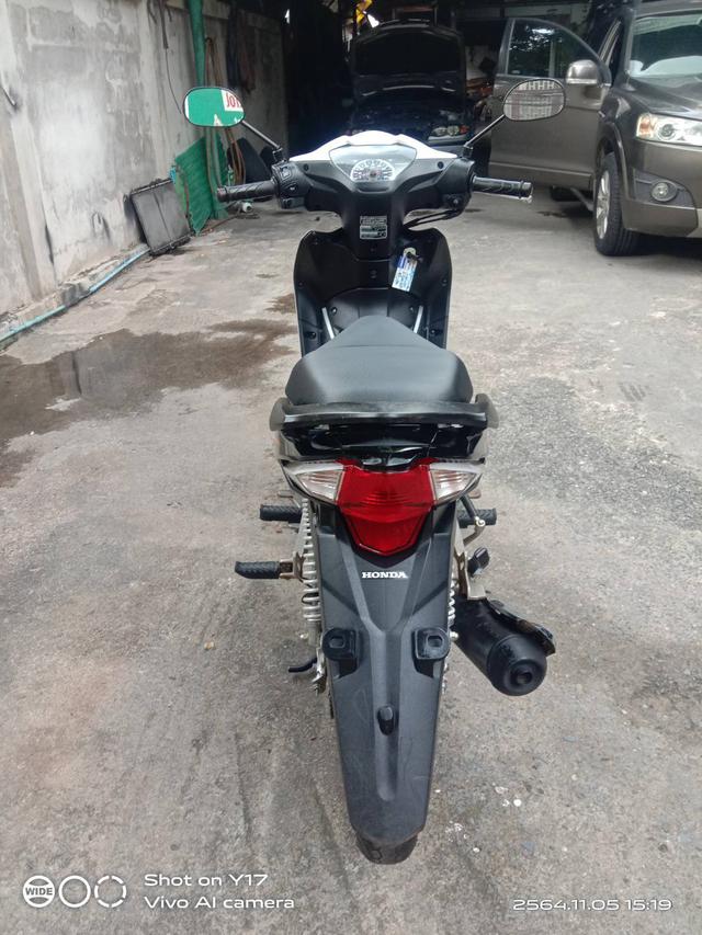 Honda Wave110i 2021 สีเทา ไมล์ดิจิตอล