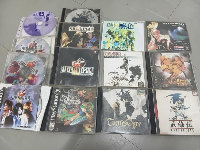 แผ่นเกมPS1 พร้อมบทสรุปเกมมันเล่นได้ทุกแผ่น