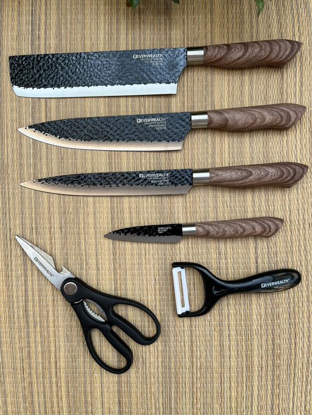 ชุดมีดครัวสแตนเลส EVERRICH 6 ชิ้น ของใหม่ คุณภาพส่งออกจากญี่ปุ่น รูปย่อยที่ 2