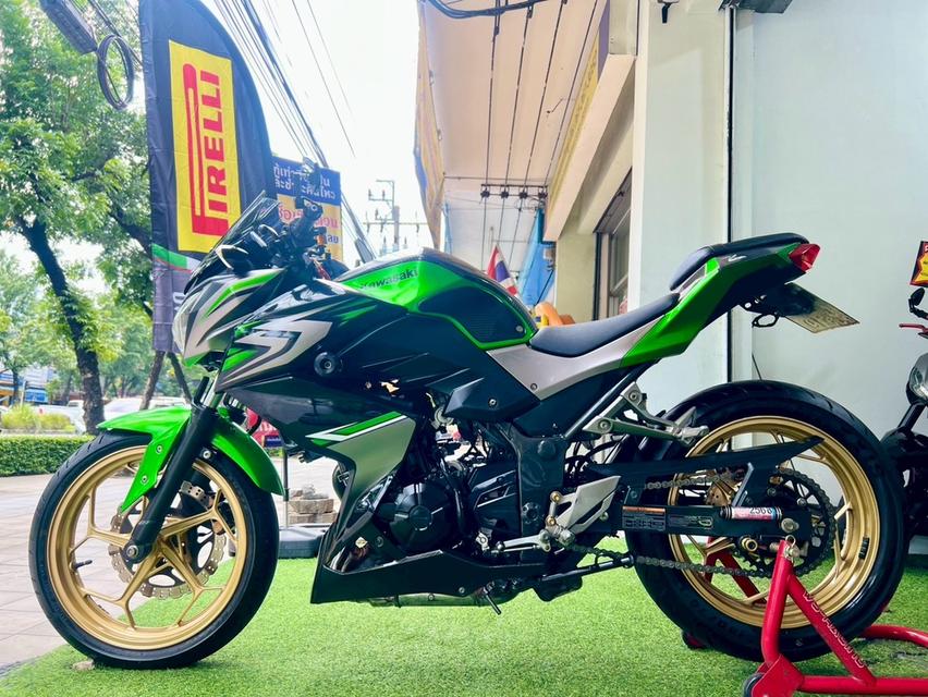Kawasaki Z300 ปี2017 สีเขียว