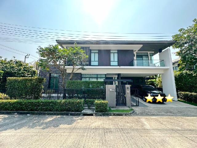 นานาชาติแพน-เอเชีย 1.8 กม. 4นอน เช่าคฤหาสน์หรู 2 ชั้น ใหญ่สุด .92ตร.วา.วงแหวน-อ่อนนุช ARLบ้านทับช้าง 4.6 กม.พร้อมเฟอร์ เ 1