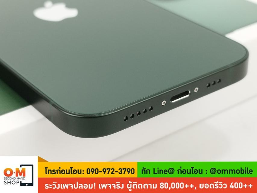 ขาย/แลก iPhone 13 128GB Green ศูนย์ไทย ประกันศูนย์ยาว สุขภาพแบต100% สภาพใหม่มาก แท้ ครบกล่อง เพียง 18,900 บาท 4
