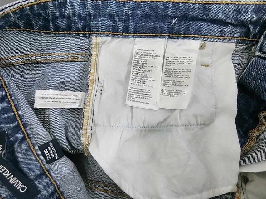 CKJ Calvin Klein Jeans แท้ เอว35 กางเกงยีนส์ขายาวคลาสสิกสปอต 6