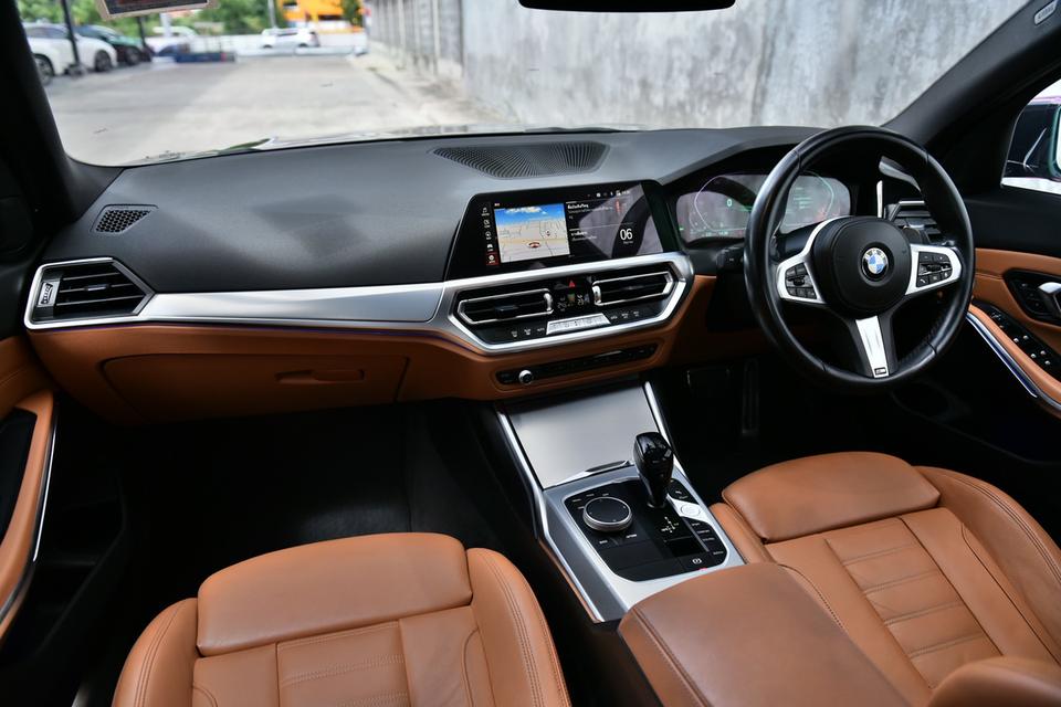 BMW SERIES-3 320d M-SPORT G20 2022 สีดำ มี Warranty ถึง ตุลา 2026 รูปที่ 9