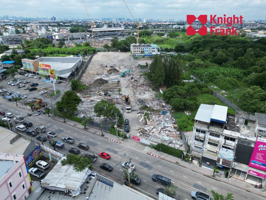 ขายที่ดิน 9 ไร่ ติดถนนคู้บอน ใกล้ MRT สถานีคู้บอน 1
