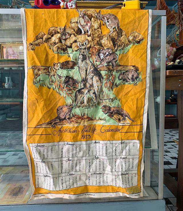 ภาพปฏิทิน hand printed.ออสเตรเลีย ปี 1973 6