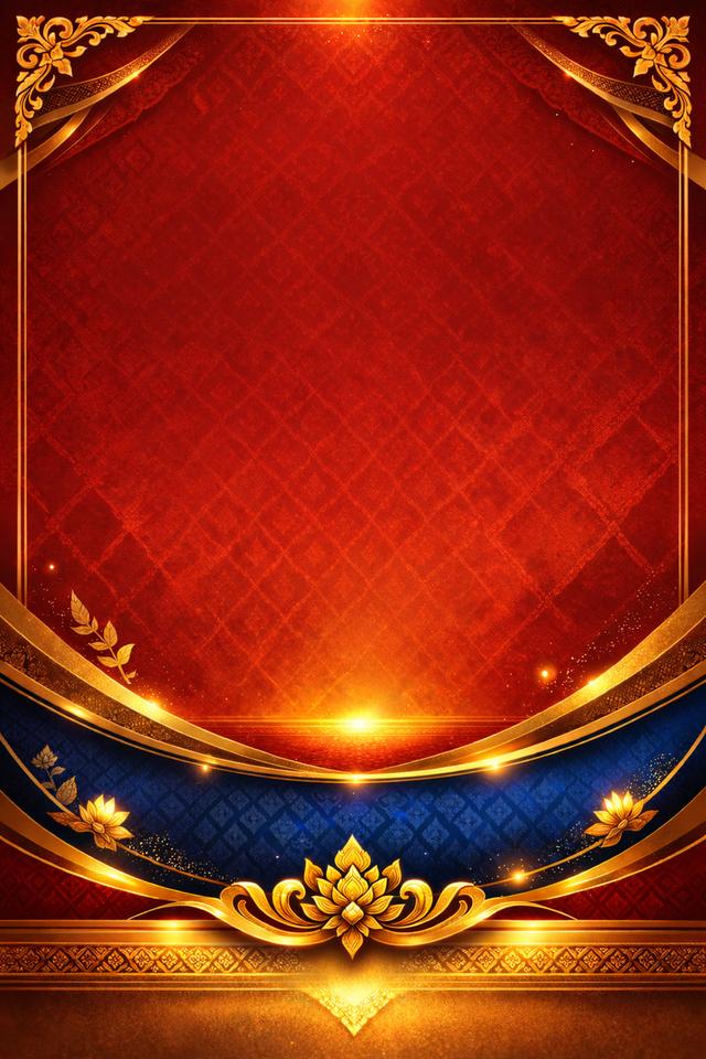 กรอบภาพลายไทย ใช้ในการออกแบบ รูปที่ 13