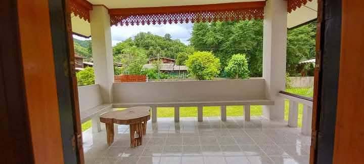 บ้านบนดอยอากาศดีอุณหภูมิต่ำกว่าตัวเมืองเชียงใหม่ 3-5องศาบ้านพักพร้อมอยู่อาศัยบนที่ดิน 1 ไร่ 36 ตรว.ร่มรื่นหลังบ้านติดทั่งนาวิวภูเขาทุ่งนาสวยงามมากๆแน 3